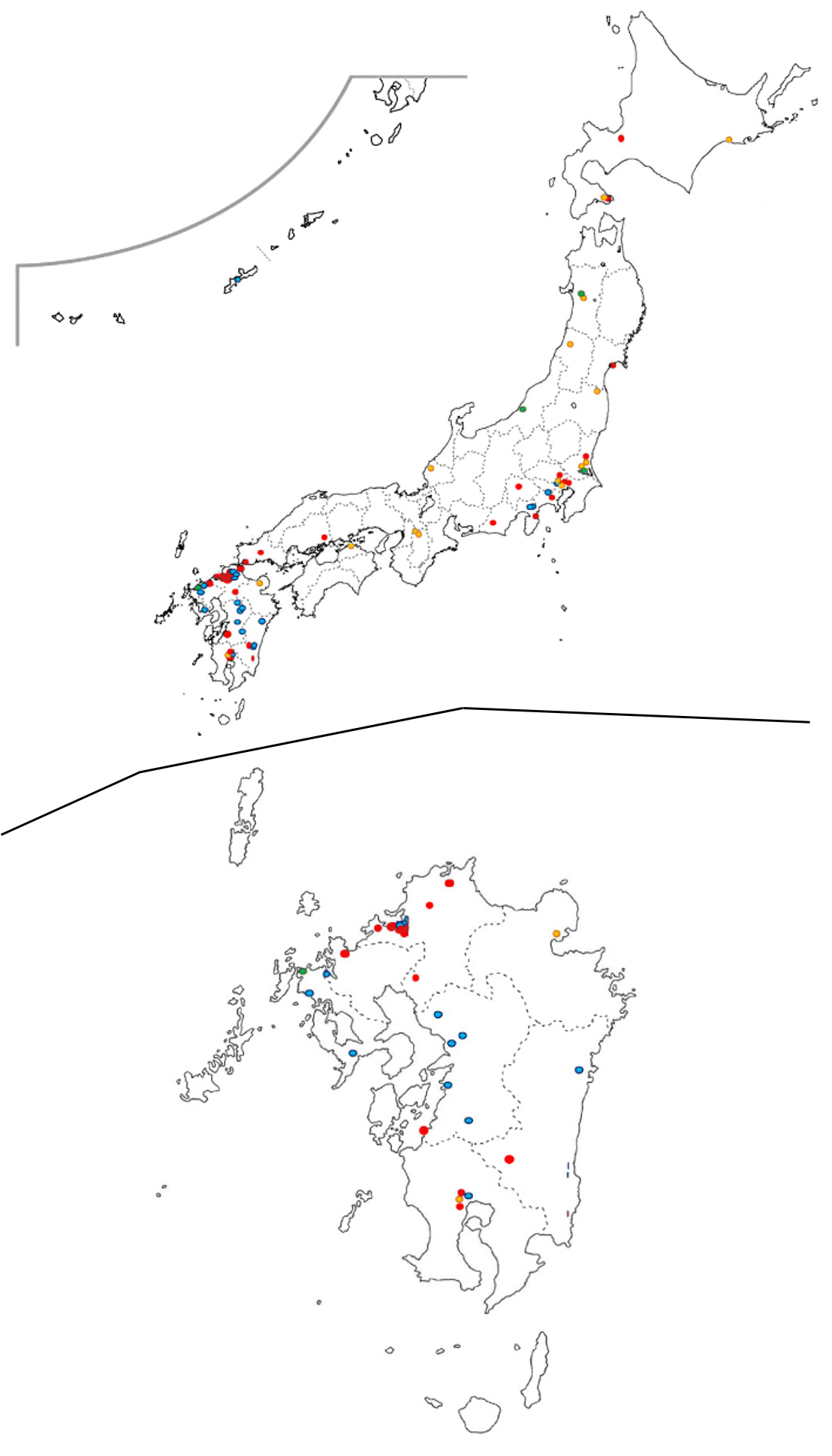 認定建物の設計実績MAP