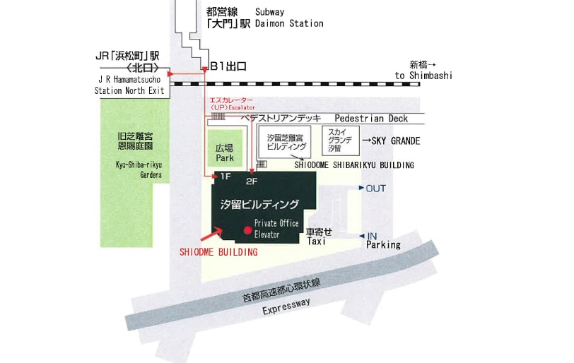 東京事務所マップ