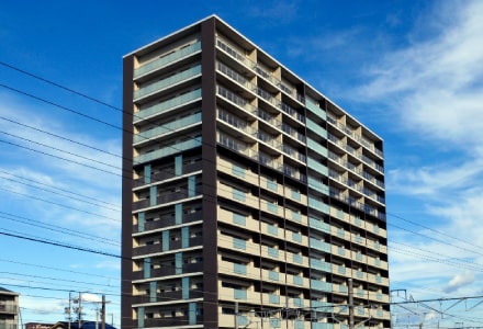 RC14階　共同住宅（静岡県）基礎免震